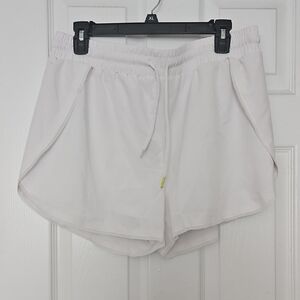 ZYIA Women's Athletic White Shorts